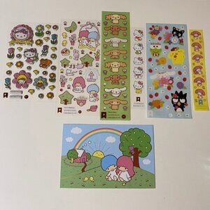 Sanrio Pipsticks Hello Kitty & Friends Spring Floral Stickers & Postcard Set